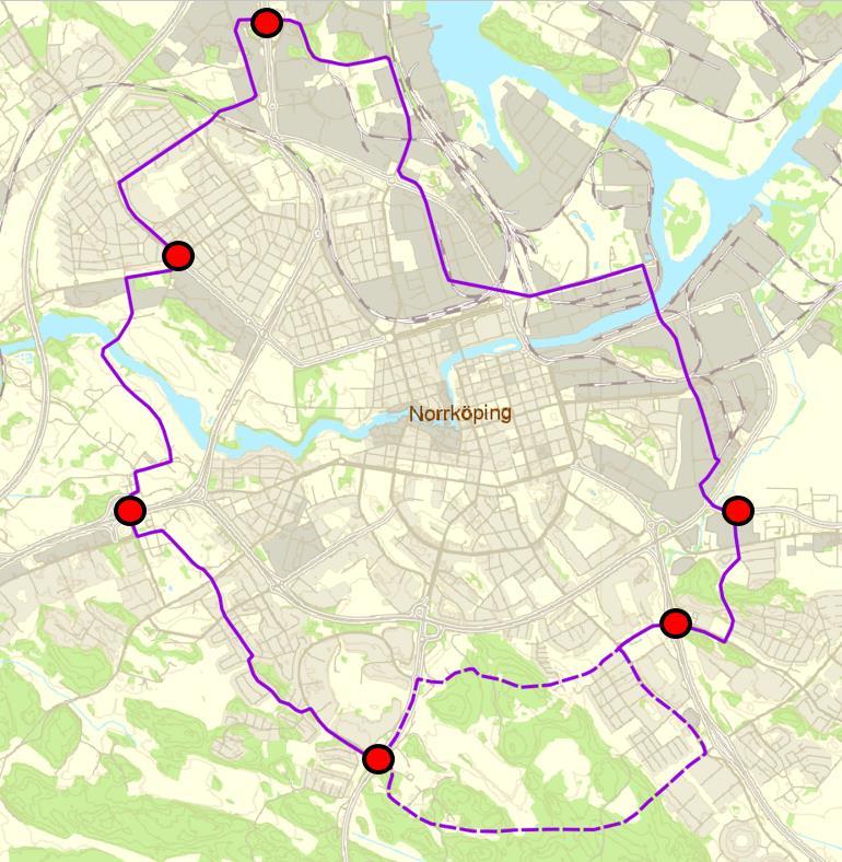 28 (31) En del i att korta ner restiden är att prioritera kollektivtrafiken framför biltrafiken. Det kan exempelvis göras med hjälp av signalprioritering.