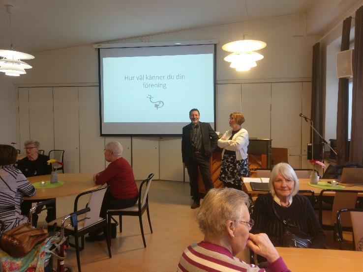 En stor skara av medlemmar, både nya och gamla, hade med glädje tagit