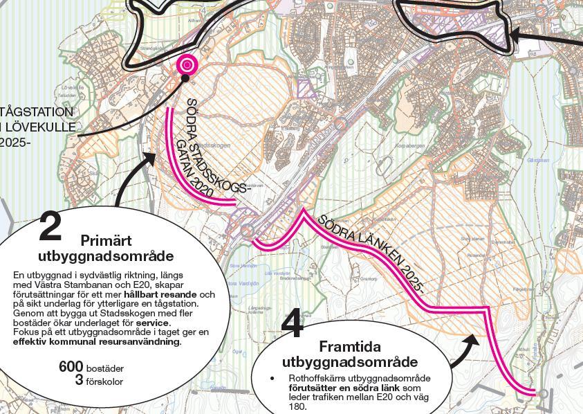 PM 1. Bakgrund Alingsås ska de kommande 10 åren växa med cirka 2500 nya bostäder samt utveckla cirka 20 hektar med nya verksamhetsområden.