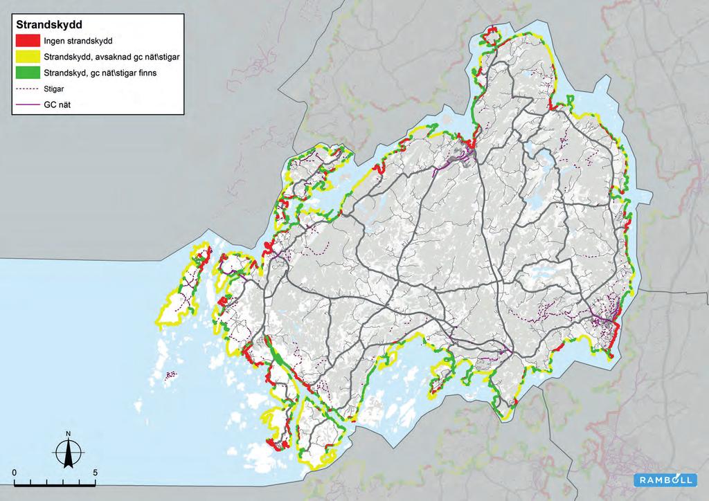 Bilaga 1g: Strandskydd, Orust kommun Inget strandskydd Strandskydd,