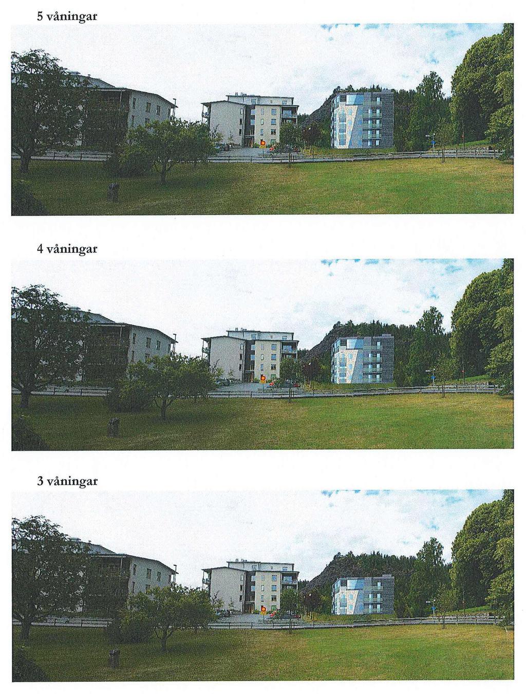 eller max fyra våningar i undantagsfall.