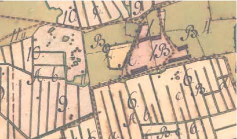 Samma väg går att identifiera på två äldre lantmäteriakter, upprättade 1789 respektive 1701 (LMS D61-2:2; LMS D61-2:1).