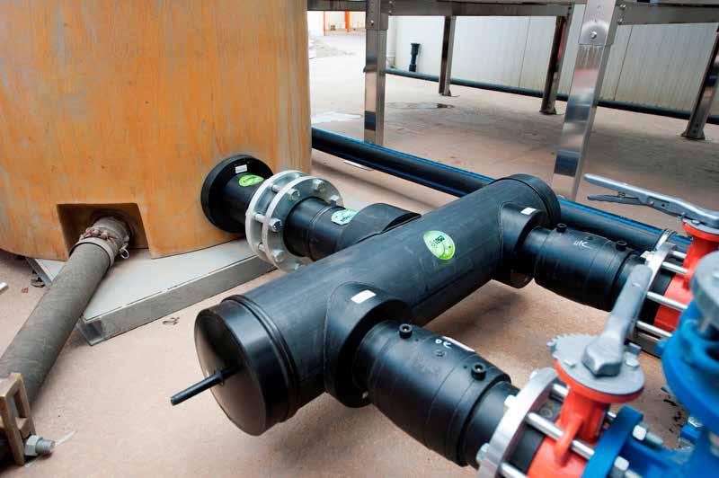 IBECO elektrosvetsning Innovativa elektrosvetsdetaljer i PE100 material. Elektrosvetsmuffarna kan svetsas med alla förekommande elektrosvetsmaskiner på marknaden.