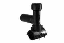 A B C D IBECO PE tryckanborrningssadel Med inbyggd borr; PE100, SDR11; vatten PN16, gas PN10 Svetsar SDR11 och SDR17 från och med rör YD 75 mm Art. nr. RSK nr.