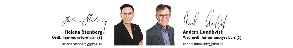 Förord av kommunalråden Tillit, jämställdhet och trygghet gör oss starka att möta framtidens utmaningar Det är dags att göra en återblick på det gångna året och summera resultat och utmaningar.