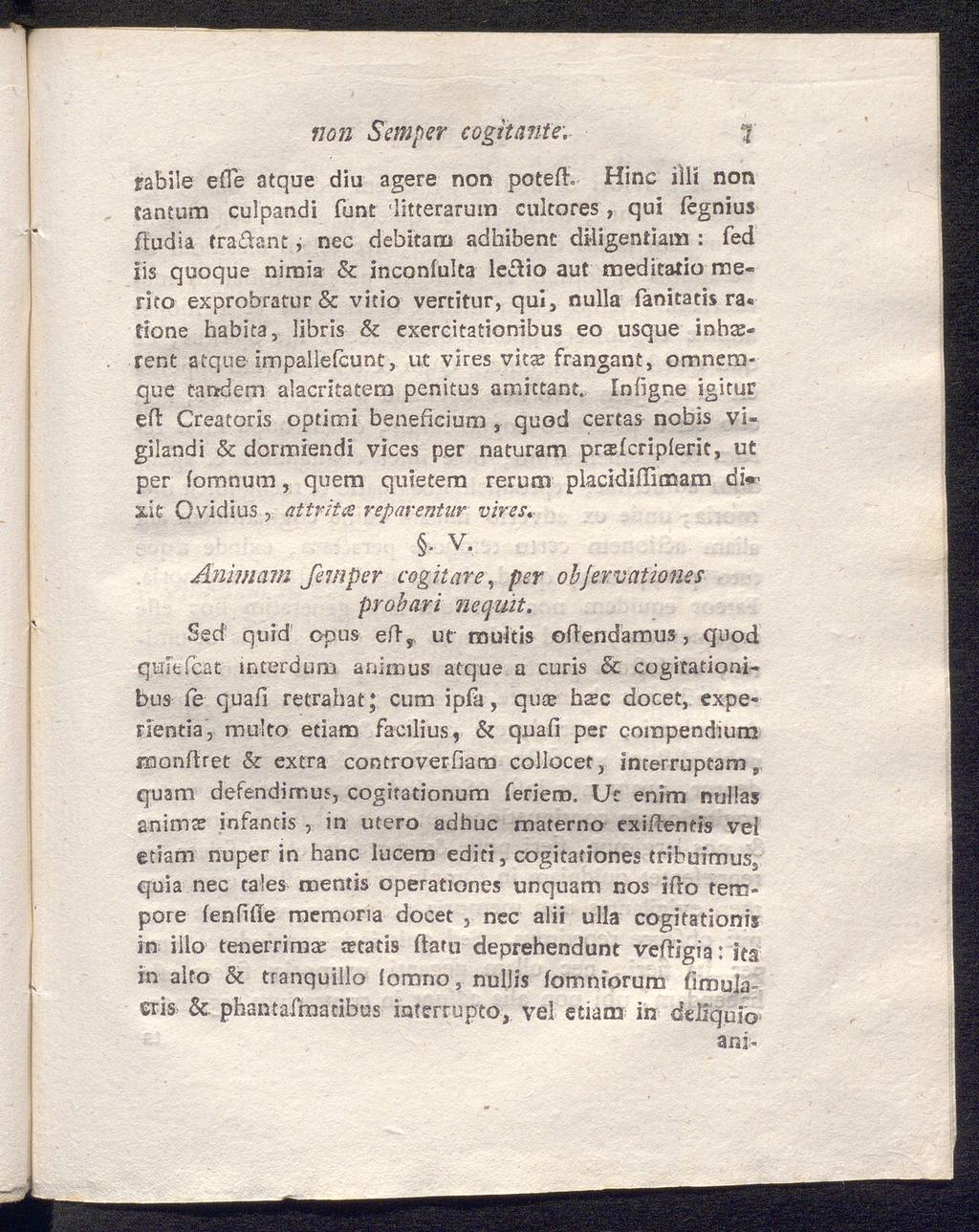 non Semper cogitmfe.