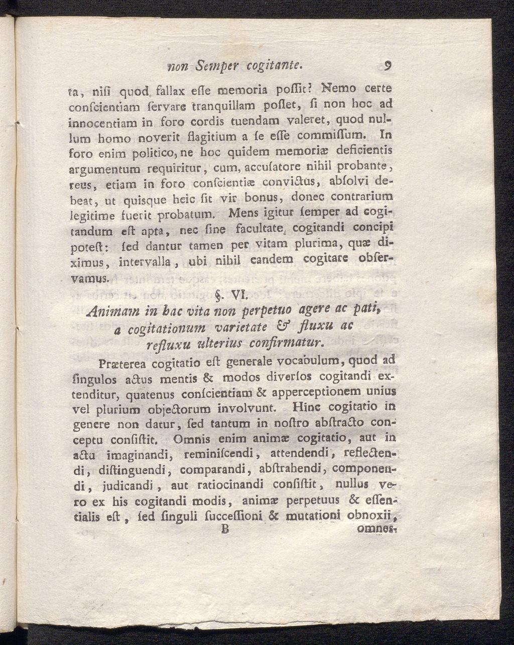 non Semper cogitante. 9 fa, ηΐίϊ quod fallax eile memoria poilk?