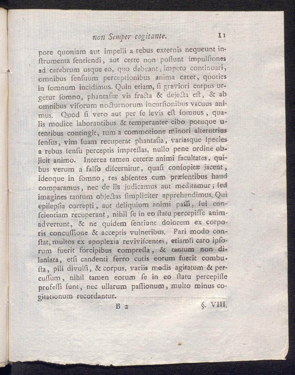 non Semper cogitante.