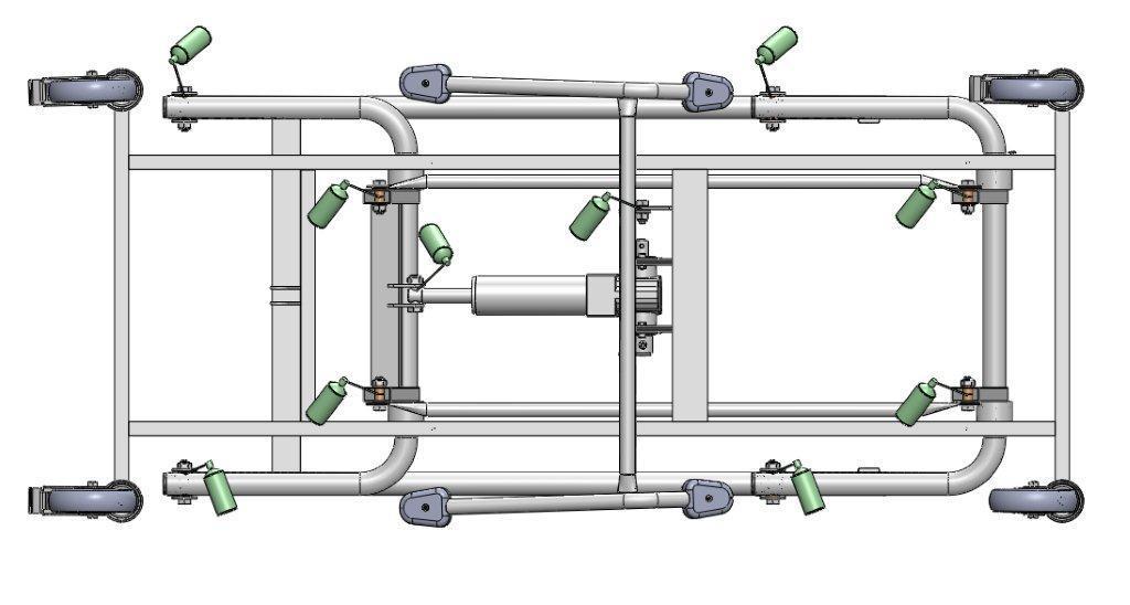 3.3 Smörjschema Tvådelad brits Underhåll och rengöring Smörjschema HYDRAULISK ELEKTRISK 1.