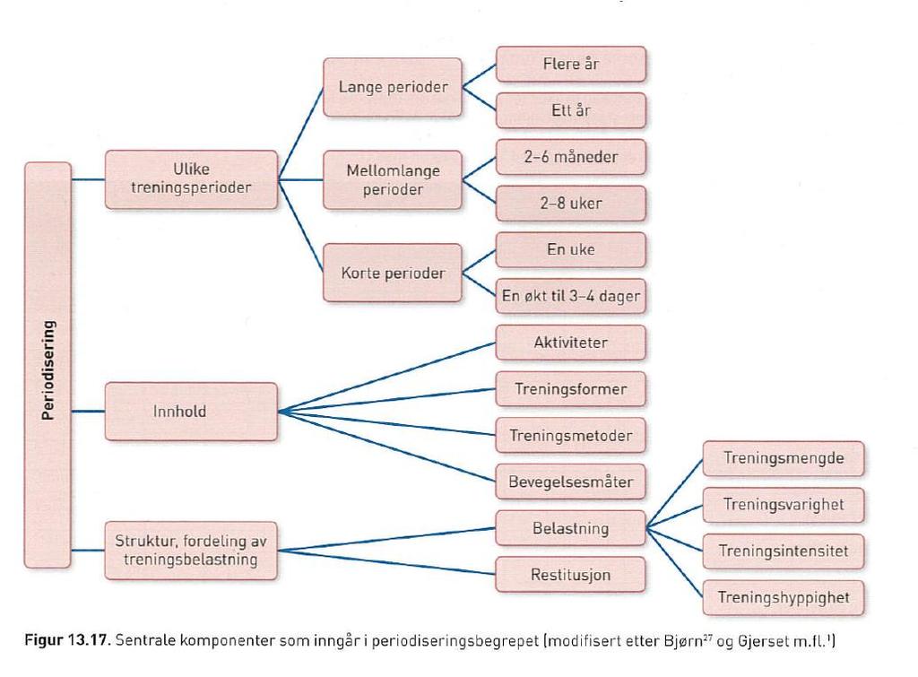 Definition: Periodisering är en organisering av en given träningsbelastning i korta och långa tidsperioder med