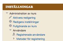 5 Meddela B & IKT För att testkontot ska skapas i Moodle måste du meddela B & IKT testpersonens Lucat-ID, namn och ev. e-post adress. B & IKT skapar då testpersonen i Moodle.