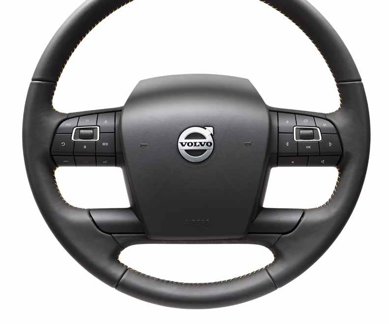 VOLVO DYNAMIC STEERING MINIMAL ANSTRÄNGNING Volvo Dynamic Steering ökar styrkraften med upp till 85 %. Omedelbart gensvar på varje kommando. Det är allt du behöver.