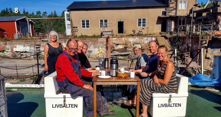 Vi visade Polstjärnan och berättade om ÅSP och de om sin verksamhet. Trevlig bekantskap som vi vill hålla vid liv.