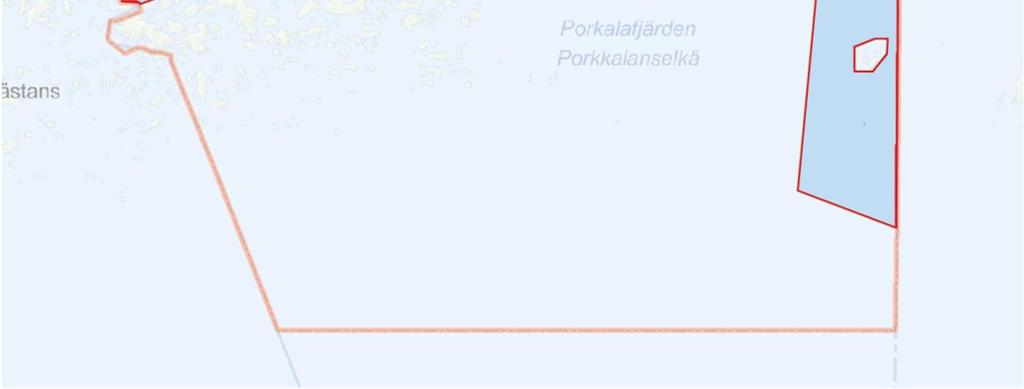 Plangranskningens område har ursprungligen omfattat det gällande generalplaneområdet för inre skärgården i sin helhet, bortsett från Kopparnäs område som har en fastställd