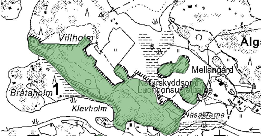 34 (102) Natura 2000 områden Inom Ingå inre skärgårdens område finns i sin helhet ett område som hör till nätverket Natura 2000. Detta är Lundarna på Älgsjölandet och Rövass (SCI, FI0100016).