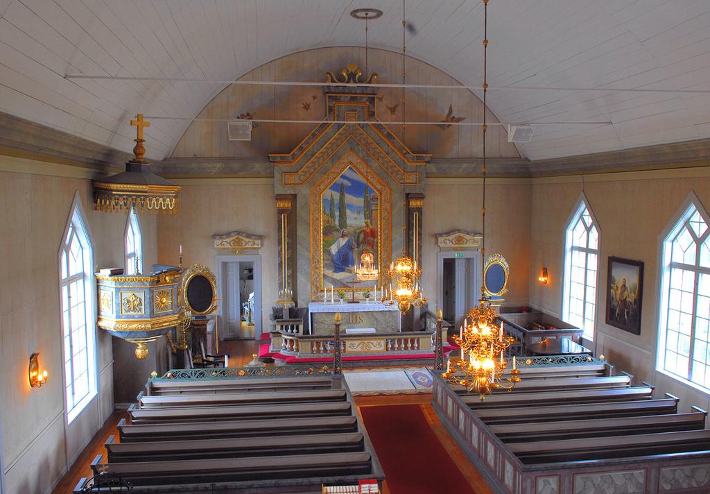 Bräcke kyrka Antikvarisk kontroll vid interiör restaurering 2006 Bräcke, Bräcke