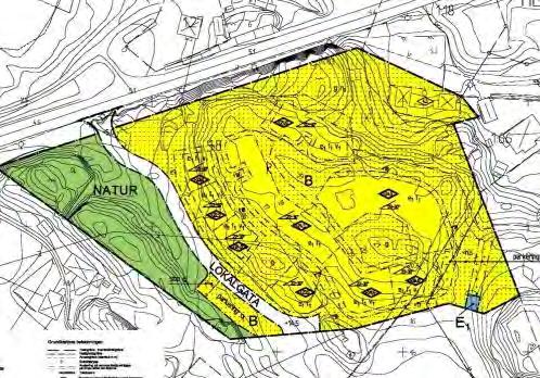 Detaljplan Planområdet är inte tidigare planlagt.