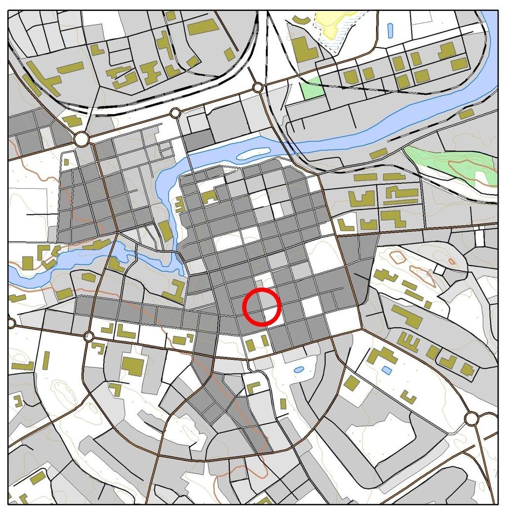 Figurer Kartor ur allmänt kartmaterial Lantmäteriet Gävle. Ärende nr MS2006/01407. Figur 1.