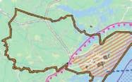 !!!!!!!!!!! 7.2.2 Riksintressen och skyddade områden Inom närområdet finns ett antal riksintressen, vilket illustreras i figur 7-31.