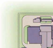 Garage- och verkstadsbyggnad Personalbyggnader Elbyggnad Inkapslingsbyggnad Hjälpsystembyggnad Terminalbyggnad Mottagningsbyggnad Portvaktsstuga Servicebyggnad 0 m 50 m Figur 9-2.