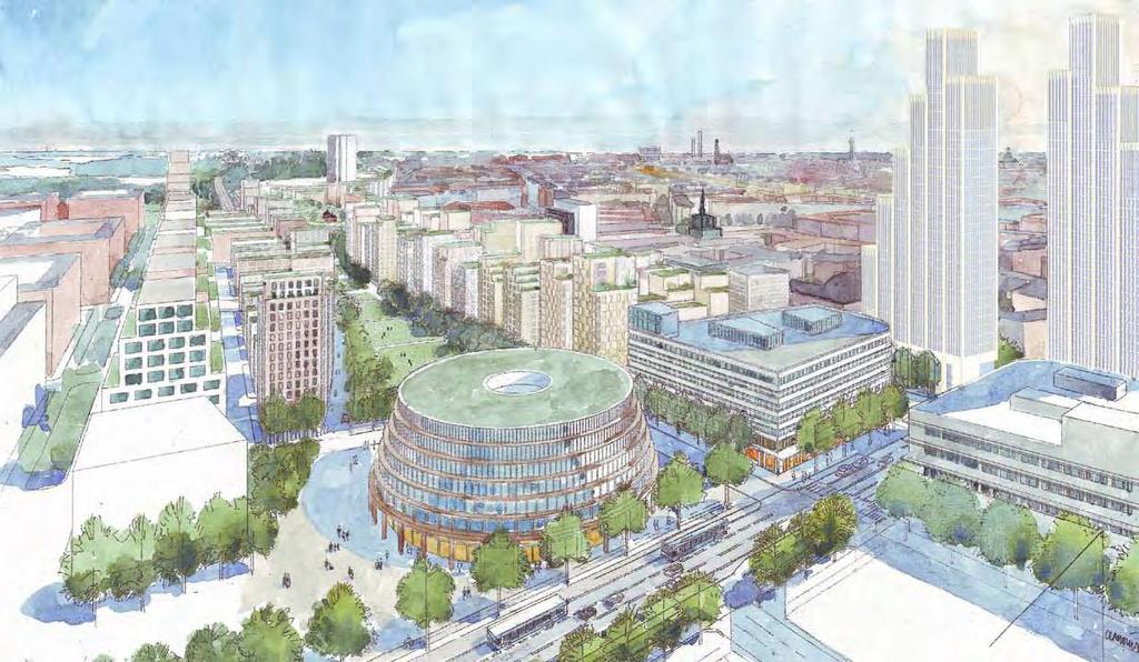 Stadsplanegestaltning N O R R TU LL S PA R K E N 20 Norrtullsparken utgör en huvudlänk i den gröna krans som omsluter stenstaden.