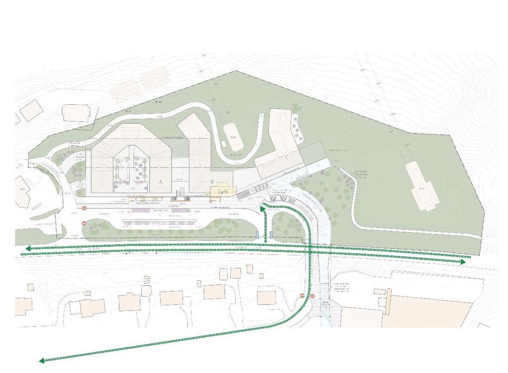 4.1.3 Gods och leveranser Servicefordon till den nya liften inom planområdet kommer att nyttja skidvägar och transportvägen som går från Kabinbanevägen till skidtorget och då främst under