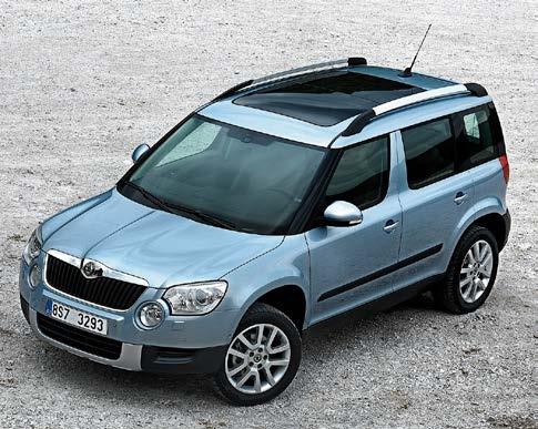 Skoda Yeti Fjärrstartmottagaren är placerad innanför