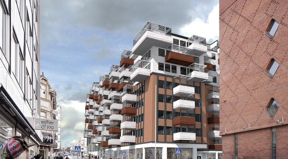 Två stora pågående byggprojekt är Solsidan och Strandkajen. Solsidan innebär två flerbostadshus med sammanlagt 84 bostadsrätter med ett unikt sol- och utsiktsläge över Örnsköldsvik.