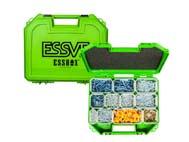 0706 Essvesortiment Essbox Miniväska Nylonplugg ESSVE Nylonplugg N är avsedd för infästning i hårda material som betong, natursten, fulltegel. En mindre väska med samma smarta systemtänk!