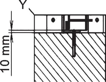 Särskilda egenskaper vid installation i en kanal Vid installation i en kanal förses slusslucka VM 2015 med extra monteringsplåtar i sidorna, Se Bild 3.