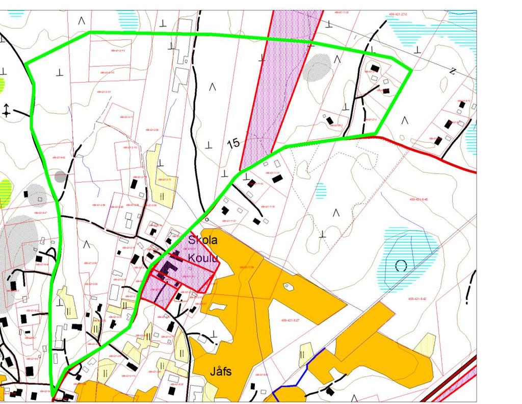 TÖLBY NORRSKOGEN, KVARTER 1-20 9 byggnadsarvet med tanke på omfattningen, områdes planering och färger.