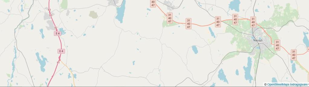 i södra delen av Tenhult. Tenhult, ellan Jönköping och Nässjö.