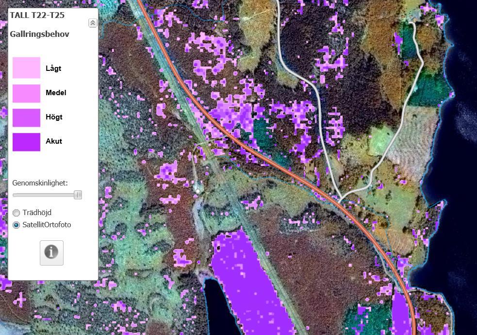 Skogliga grunddata- Gallring Bättre precision i planeringen Gallringar kan göras