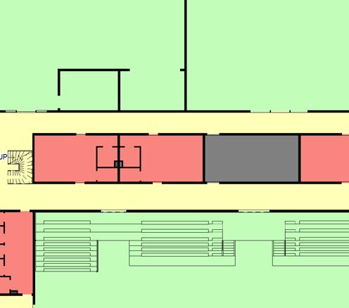 44 m² Spegelsal 58 m² Installtion