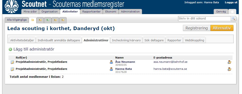 Hej! Vad roligt att du har ansökt till Leda scouting i Danderyd. Kursavgiften kommer faktureras efter att kursen är genomförd.