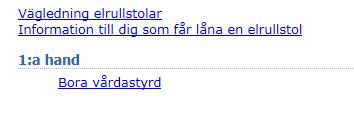 8 (13) Välj önskad produkt Välj hjälpmedel och klicka på Beställ Du