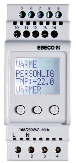 Komponenter Ebeco Smarta Tak Värmekabel T-18 med folieskärm. Skala på nolltid! T-18 De självreglerande egenskaperna för värmekabeln T-18 (E 89 604 80) gör den enkel att förlägga och installera.