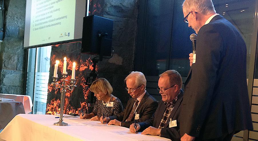 Signatärer Länsstyrelser (19 av 21) Formas Göteborgs universitet Havs- och vattenmyndigheten Havsmiljöinstitutet Kemikalieinspektionen Konsumentverket Lantmäteriet Läkemedelsverket Naturvårdsverket