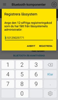 registreringskoden.