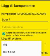 enheten. TIPS: Enheten ska hållas vid NFC-antennen på smarttelefonen.