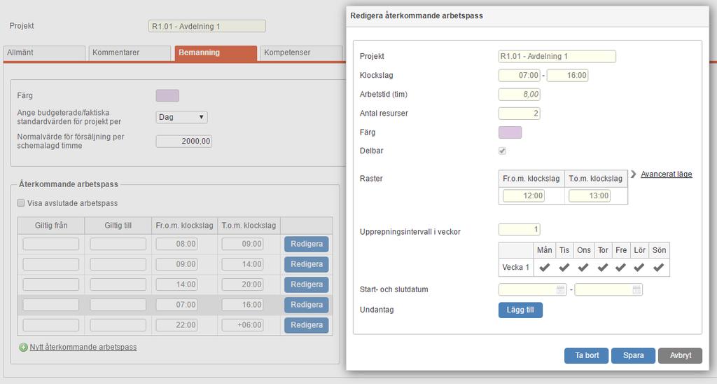 Användarmeddelande Flex HRM Plan, version 171 8 Nyheter Flex HRM Gemensamt, version 171 Nedan finner du information om de nyheter som är gemensamma för flera eller samtliga delsystem i Flex HRM.