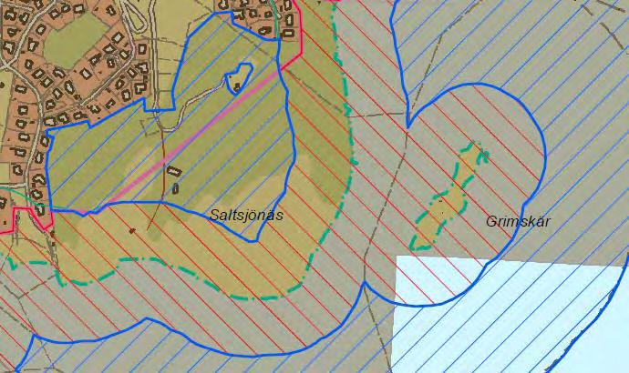 Ovanstående två bilder visar områden som omfattas av någon typ av planläggning enligt Planoch bygglagen eller motsvarande äldre lagstiftning.