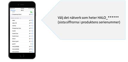 När nätverksnyckel efterfrågas, fyll i det