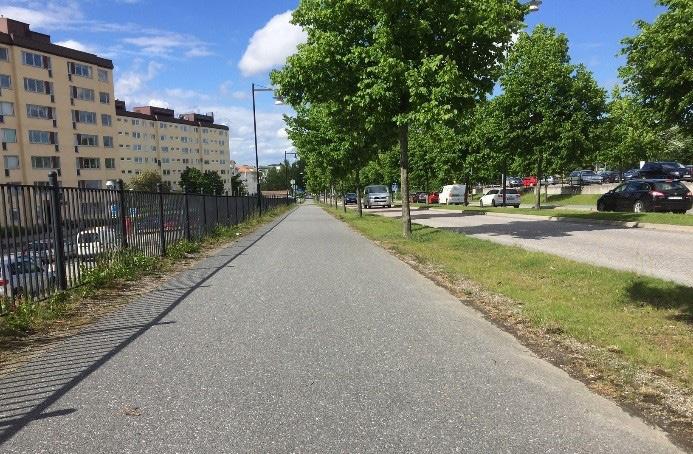 För närvarande pågår arbete med de första etapperna av projektet, där gång- och cykelbanan är genomförd. 5.