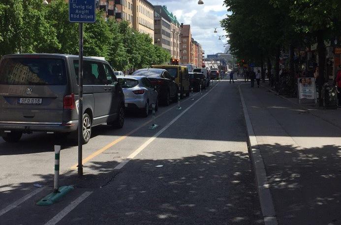 Det pågår även utredningar om att omvandla ytterligare ett bilkörfält i norrgående riktning. 27.