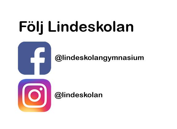Sluta-röka-stöd i mobilen Se bilaga sidan 7. På Lindeskolans nystartade Instagram kan du följa elever från olika program.