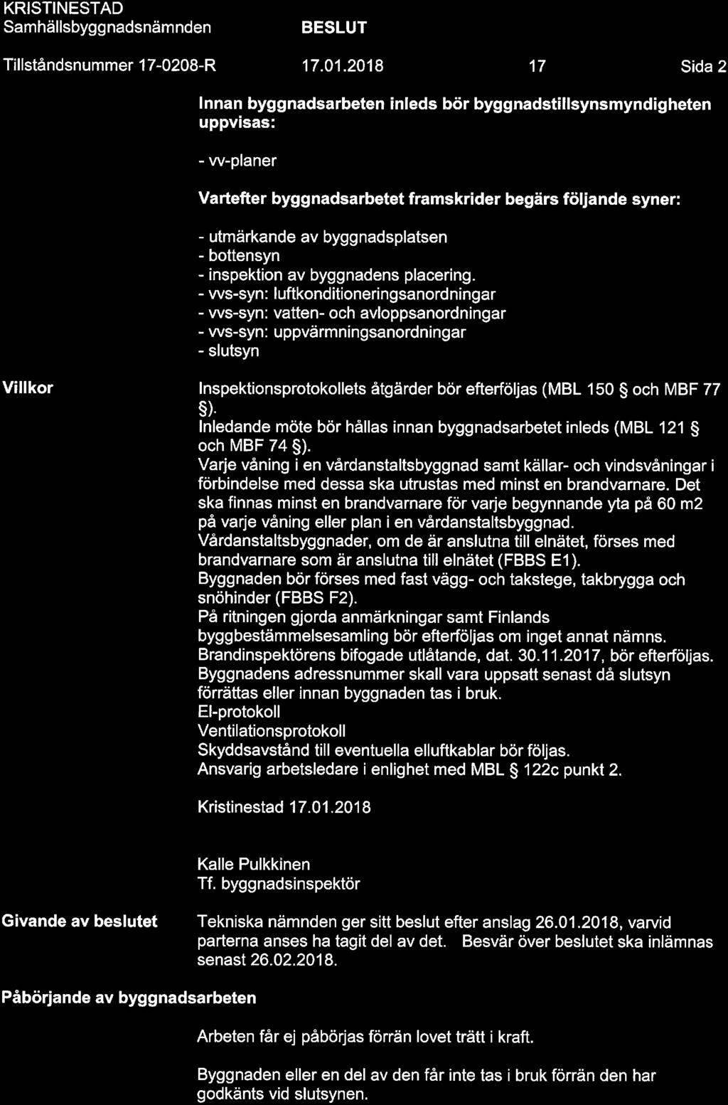 17, SMH17 17.1.2018 17:00 / Pykälän