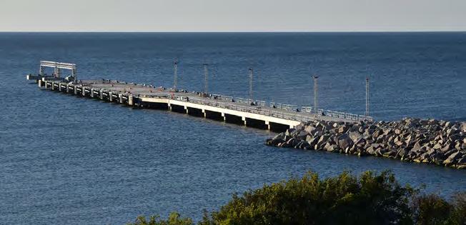 Kryssningskaj Visby & Kryssningsdestination Gotland Nu inleds det sista arbetet med entreprenaden kaj, landområde och terminalbyggnad.
