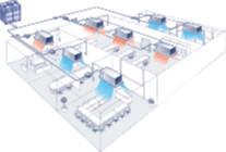 / INVERTER VÄRMEPUMP För antingen kyla eller värme från ett system Upp till 40 inomhusdelar kan styras från en enda VRVII utomhusdel (32 inomhusdelar för
