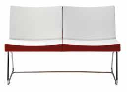 70 m³ 520x130/150 cm sektionsmöbel 251 257 95 Sektionsbord i 12 mm vit kompaktlaminat med svarta kanter.